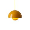 And Tradition Suspension Flowerpot Vp1 By Verner Panton - Jaune Clearance