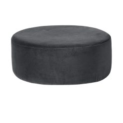 Broste Copenhagen Pouf Velours Wind - Gris Wholesale