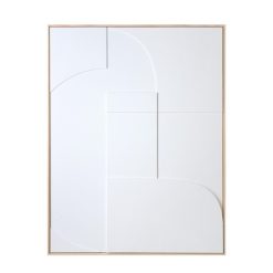 HK Living Cadre Relief Art A - 100 X 123 Cm - Blanc Xl Wholesale