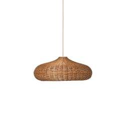 Ferm Living Abat-Jour Tresse Disc Rotin - O 49.5 Cm - Naturel New