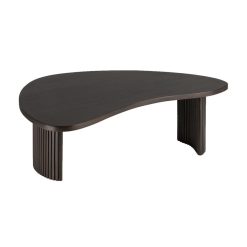 Ethnicraft Table Basse Boomerang En Acajou L 85 X L 77 - Marron Best