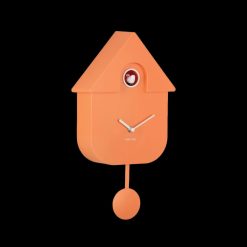 Sélectionné par Fleux Horloge Modern Cuckoo - Orange Online