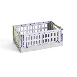 Hay Caisse Crate Mix S - Lavande / Vert New