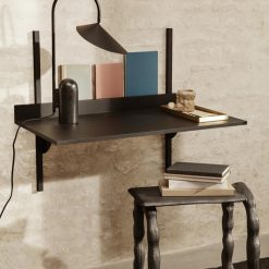 Ferm Living Bureau Sector Ash - H 66,5 X 45,1 Cm - Noir Hot