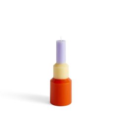 Hay Bougie Pillar M Orange Hot