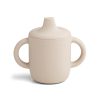 Liewood Tasse D'Apprentissage Neil En Silicone 150 Ml - Sable Clearance