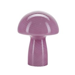 Sélectionné par Fleux Lampe Champignon H 23 Cm - Rose Fonce Online