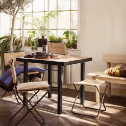 Ferm Living Chaise Dining Desert - Sable/Noir Best