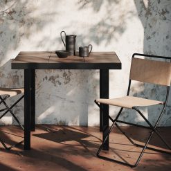 Ferm Living Chaise Dining Desert - Sable/Noir Best