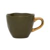 Sélectionné par Fleux Tasse A Espresso Good Morning En Ceramique O 6,3 Cm - Vert New