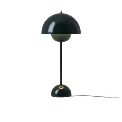 And Tradition Lampe A Poser Flowerpot Vp3 By Verner Panton - Vert Wholesale