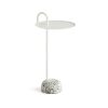 Hay Table D'Appoint Bowler En Acier Et Granit - Blanc Creme Wholesale