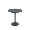 Muuto Table A Cafe Linear Steel Black - O 70 X H73 Cm New