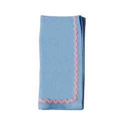 Sélectionné par Fleux Set De 2 Serviettes Ric-Rac Bleu Online