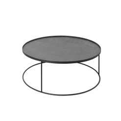 Ethnicraft Table Basse Pour Plateau Rond En Metal - O 93 Cm Best