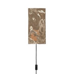 FERM LIVING Applique Rectangulaire Argilla Marbre Marron Online