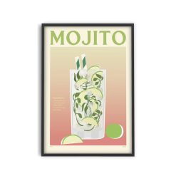 PSTR Studio Affiche Cocktail - Elin Pk - Mojito New