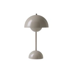 And Tradition Lampe A Poser Flowerpot Vp9 Sans Fil - Gris Beige Clearance