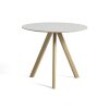 Hay Table Cph20 Ronde Chene Clair Huile & Linoleum - Creme Clearance