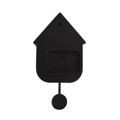 Sélectionné par Fleux Horloge Modern Cuckoo En Metal L 21.5 X H 41 Cm - Noir Best