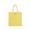 Sélectionné par Fleux Totebag A Rayures - Pristine & Neon Yellow New