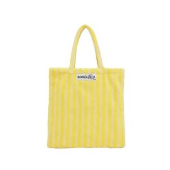 Sélectionné par Fleux Totebag A Rayures - Pristine & Neon Yellow New