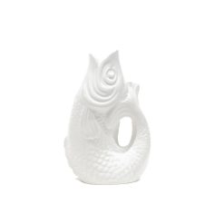 Sélectionné par Fleux Vase Monsieur Carafon Fish Blanc New