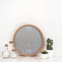 Ocean Clock Horloge Des Marees Moon En Bois Clearance