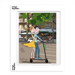 Image Republic Affiche Bm Soledad Trotinettes 2 Magots - 30 X 40 Cm Online