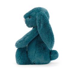 Jellycat Peluche Lapin Bashful - H 31 Cm - Bleu Mineral Hot