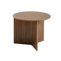 Hay Table Basse Slit Ronde En Noyer - O 45 X H 35,5 Cm Wholesale