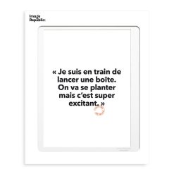 Image Republic Affiche Loic Prigent Je Suis En Train - 30 X 40 Cm Online