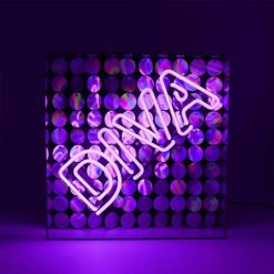 Sélectionné par Fleux Boite Acrylique Neon - Diva - Violet Best