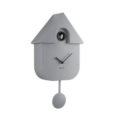 Sélectionné par Fleux Horloge Modern Cuckoo En Metal L 21.5 X H 41 Cm - Gris Wholesale