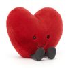 Jellycat Peluche Amusante Coeur L - Rouge Best