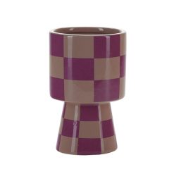 Sélectionné par Fleux Vase Damier Asymetrique - Rose Wholesale