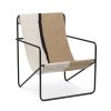 Ferm Living Chaise Lounge Desert Black / Soil Best