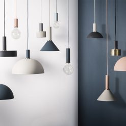 Ferm Living Abat-Jour Cone - Gris Clair Clearance