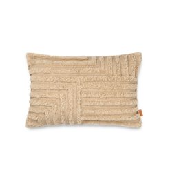 Ferm Living Coussin Crease En Laine Plissee - Sable Clair Online