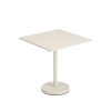 Muuto Table A Cafe Linear Steel Off-White - 70 X 70 X H 73 Cm Hot