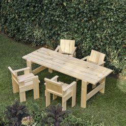 Hay Chaise Dining Crate - Pinewood - 64 X 81 X 57,5 Cm Online