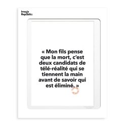 Image Republic Affiche Loic Prigent Mon Fils Pense - 30 X 40 Cm Hot