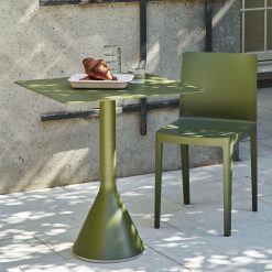 Hay Table Cone Palissade - L 65 X P 65 X H 74 Cm - Olive New