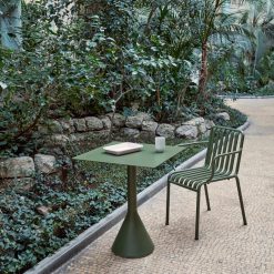 Hay Table Cone Palissade - L 65 X P 65 X H 74 Cm - Olive New