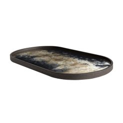 Ethnicraft Plateau Ovale En Verre Black Organic Online