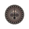 Pôdevache Set De Table Rond Masque Africain Maswa En Vinyle - O 38 Cm Clearance