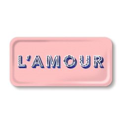 Sélectionné par Fleux Plateau L'Amour - 32 X 15 Cm - Light Pink Online