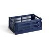 Hay Caisse Crate S - Bleu Fonce Clearance