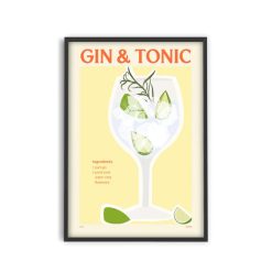 PSTR Studio Affiche Cocktail - Elin Pk - Gin & Tonic Wholesale