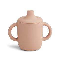 Liewood Tasse D'Apprentissage Neil En Silicone 150 Ml - Rose Hot